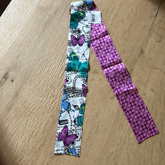 Coach Jewelry and Butterfly Pony Scarf/Twilly NWT - Picture 4 of 6